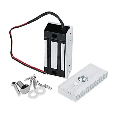 Immagine di Gaocinys ML60 60KG/132lbs serratura elettromagnetica Controllo accessi magnetica elettronica DC12V Fail Safe NC Mini per sistema di sicurezza elettrico