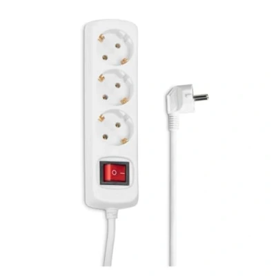 Immagine di Hama 00030382 1.4m Power extension Extensions (White, 1.4 m)