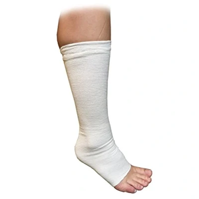 Immagine di Steroplast 1 metro di supporto elastico per benda, gomito, ginocchio, cavigliera, vitello, taglia D, 15 cm