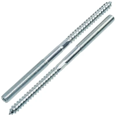 Immagine di AERZETIX C75879 Set di 12 viti a doppio filettatura M8x140mm prigioniero filettato in acciaio
