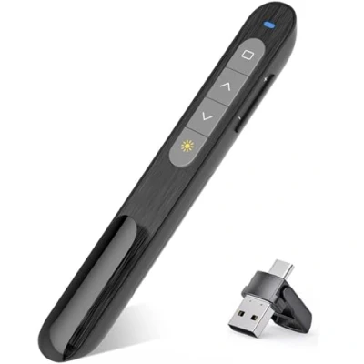 Immagine di 2 in 1 USB Type C Pasador Diapositivas Mando Ordenador Powerpoint