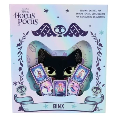 Immagine di LF Disney Hocus Pocus Tarot BINX Glow in The Dark Sliding 7,6 cm Collector Box PIN