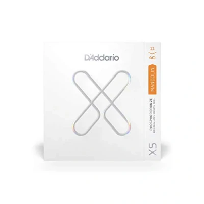Immagine di D&#039;Addario XSM1140 Corde in fosforo bronzo per Chitarra mandolino, scalatura media, 11 40
