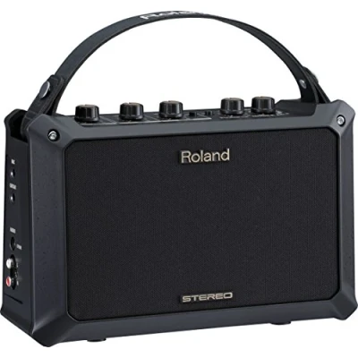 Immagine di Roland Mobile AC Acoustic Chorus Combo Amplifier, amplificatore stereo da 5 W (2,5 + 2,5) per la chitarra acustica