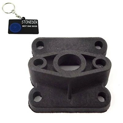 Immagine di STONEDER Collettore di aspirazione per carburatore a 2 tempi, 47 cc, 49 carburatore, minimoto, moto, ATV, Quad 4 ruote