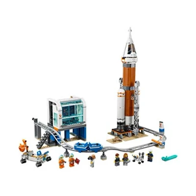Immagine di LEGO City Razzo Spaziale e Centro di Controllo, Set Spedizione su Marte, Giocattoli per Bambini Ispirati alla NASA, con Minifigure Astronauti, Scienziati Robot, 60228