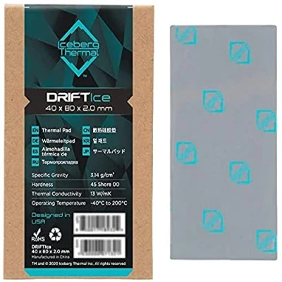 Immagine di Iceberg Cuscinetto termico Driftice, 80 x 40 2 mm