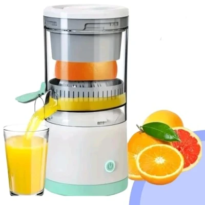 Immagine di Spremiagrumi USB, agrumi e qualsiasi frutta. Elettrico automatico, portatile wireless, ricaricabile tramite USB facile da usare.
