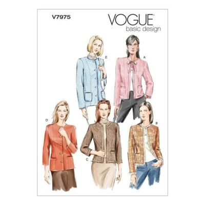 Immagine di Butterick Patterns, B5787 Cartamodello per Abito da Donna, Colore: Bianco