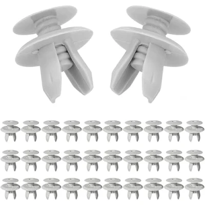 Immagine di Aiyomi 701867299 clip di fissaggio per T4 T5, in plastica, 50 pezzi (questa si adatta a un foro da 9 mm)
