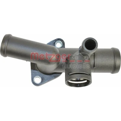 Immagine di METZGER 4010039 Flangia Testa a cilindro, sul lato del cambio con guarnizione senza sensore VOLKSWAGEN: Golf 4, Bora Variant, 4 Variant