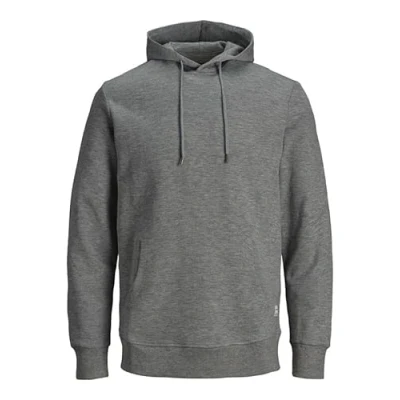Immagine di JACK &amp; JONES Cappuccio antisudore JJEBASIC Noos 12182537 per Uomo, Grigio Medio Melange, Grande