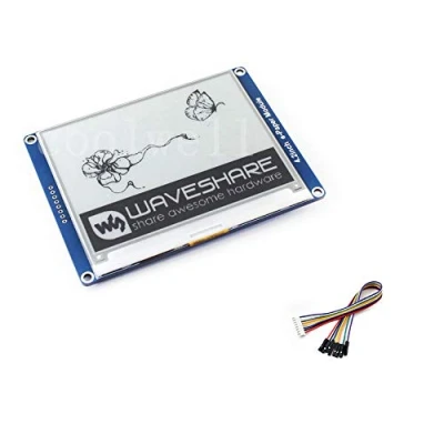 Immagine di Waveshare 4.2inch E Ink Display Module Resolution 296x128 3.3v paper Electronic Screen Panel SPI Interface for Raspberry Pi/STM32/Arduino/Nucleo/Jetson Nano