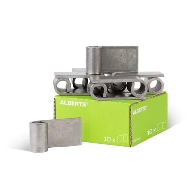 Immagine di Alberts 852405 Bandella a saldare, acciaio, Ø16 mm, Set da 10