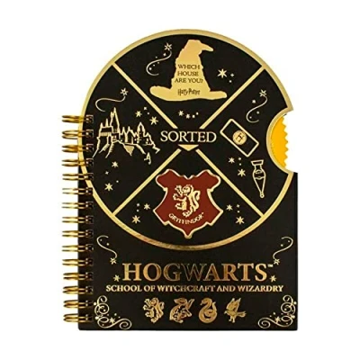 Immagine di BLUE SKY Taccuini marca Harry Potter modello Sorting Hat Spinner A5 Notebook Black Gold