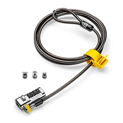 Immagine di Kensington Lucchetto con combinazione ClickSafe 3 in 1 Adatto a tutti i dispositivi slot T Bar standard, nano o Wedge, per laptop Dell, HP, Acer (K68105EU)