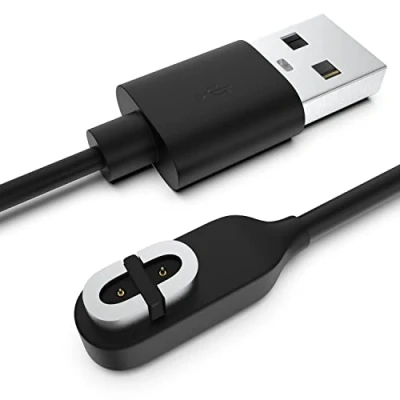 Immagine di cavo di ricarica magnetico da 1 m per cuffie Bluetooth AfterShokz Aeropex AS800/OpenComm ASC100SG/Shokz OpenRun Pro, USB a conduzione ossea wireless