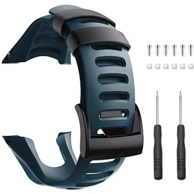 Immagine di Tyogeephy Compatibile con Suunto Ambit 3 cinturino, Banda di ricambio per Cinturino Premium Peak, Sport, Run, 2R, 2S, 2, and 1