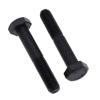 Immagine di Vite a Testa Esagonale M16X70 (Pack of 2) Classe 10.9 Acciaio Legato Mezzo Filettato Nero Meccanico viti Esagonali Standard DIN931 ISO 4014(16mm x 70mm)
