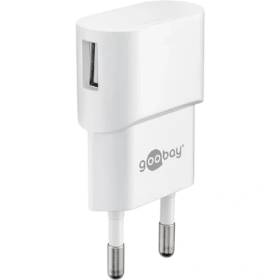Immagine di Goobay 44950 Caricatore USB piatto, 1 A, corrente di uscita (max), 1000 mA, x 2.0