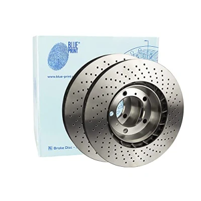 Immagine di BLUE PRINT ADU174382 Disco freno Assale posteriore 360 26 5 112 perforato/ventilazione interna rivestito ad alto tenore di carbonio