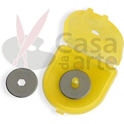 Immagine di OLFA RB18, Set di 2 Lame Ricambio per Cutter Rotante, 18 mm