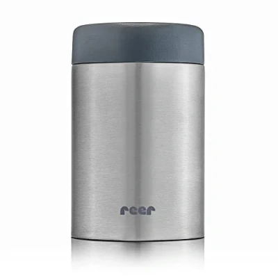 Immagine di Reer Scatola scaldavivande PURE in acciaio inox per alimenti bambini, 300 ml, argento 90408 W
