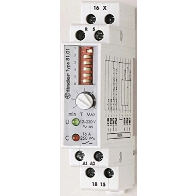Immagine di Finder Serie 81 timer multitensione, 16 A, 230V CA/CC