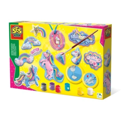 Immagine di Ses Hobby Bambine Modellare e Pitturare Unicorni, Multicolore, 01359