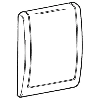 Immagine di Grohe 43177SH0 Piastra di Azionamento per Cassette Risciacquo Ad Incasso, Bianco