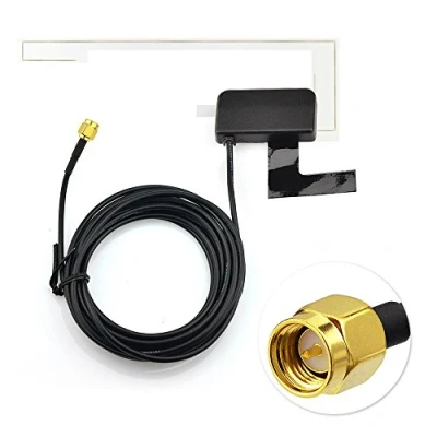 Immagine di Bingfu DAB Auto Antenna Interna Parabrezza SMA Maschio Adattatore con 3 Metri 9,8ft per Pioneer Alpine JVC Clarion Pure Highway Hifi