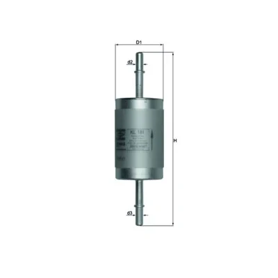 Immagine di MAHLE ORIGINAL KL 181 Filtro Carburante per condotti/circuiti 8 7,9 FORD: Focus 2, C Max Mk1 Hatchback, JAGUAR: S Type, XF Sedan