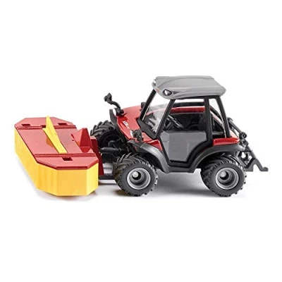 Immagine di siku 3068, Aebi TerraTrac TT211, Trattore speciale, 1:32, Metallo e Plastica, Rosso, Falciatrice frontale a dischi inclusa