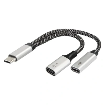 Immagine di Maxtrack USB C® Adattatore [1x spina 2x presa (Power Delivery), C®] 14.5 cm