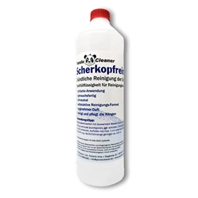 Immagine di PandaCleaner Detergente per testine di rasatura 1000ml Pulizia cartucce accessori L&#039;alternativa a basso costo Adatto le CCR e standard Braunv