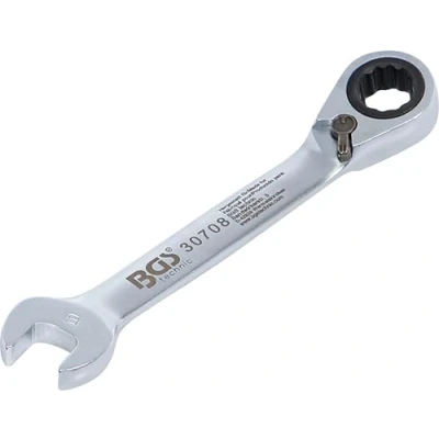 Immagine di Llave combinada corta con carraca reversible 8 mm