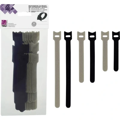 Immagine di TRU COMPONENTS 30S014 Kit fascette a strappo 30 pz.