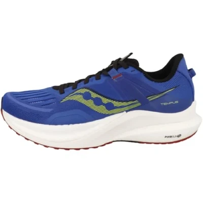 Immagine di Saucony Scarpe da corsa Tempus Uomo, Blu Raz/Acido, 42.5 EU