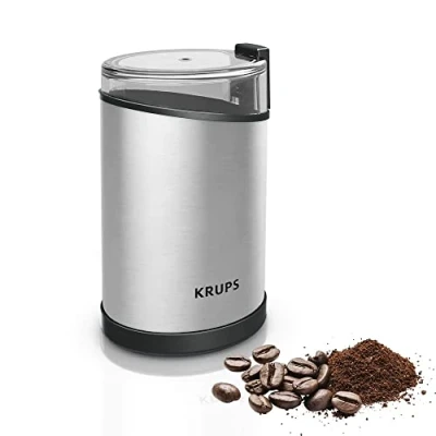 Immagine di KRUPS Fast Touch GX204D Macina caffè Elettrico in Acciaio Inox, con Potenza 200 W, capacità 75 g, Colore: Nero