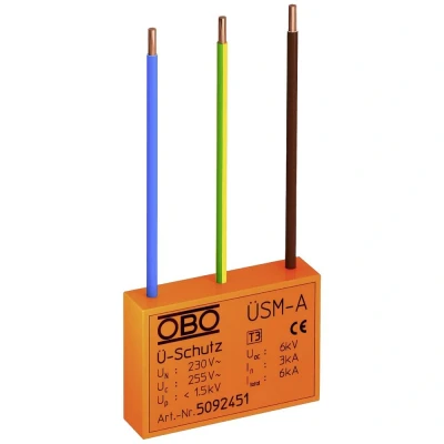 Immagine di OBO Bettermann 5092451 ÜSM A Modulo protezione da sovratensioni 3 kA 1 pz.