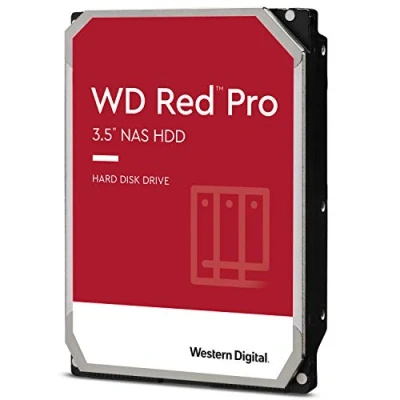 Immagine di WD Red Pro Hard disk interno NAS da 3,5&quot;, classe 7200 giri/min, SATA 6 Gb/s, CMR, 512 MB di cache