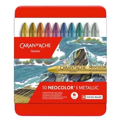 Immagine di Caran d&#039;Ache Neo color I metal 10 Pastelli set 7004 310 (Importato da Giappone)