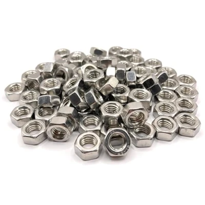 Immagine di Dado in acciaio inox M16 esagonale HU A2 Dadi DIN 934/ISO 4032 Viti A2/70 (V2A/304): confezione da 10 pezzi ProRaje