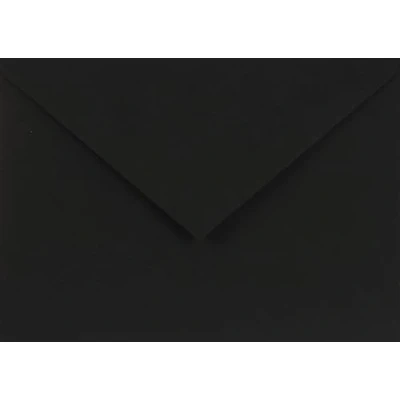 Immagine di Netuno 25 buste lettera colorate Nero formato c6 114 x 162 mm 115g Sirio Color carta colorata per feste di compleanno matrimonio