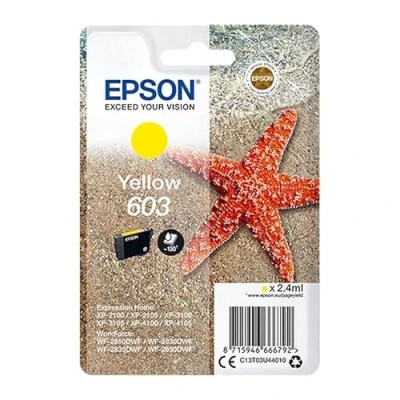 Immagine di EPSON CART.INCH GIALLO 603 STELLA MARINA