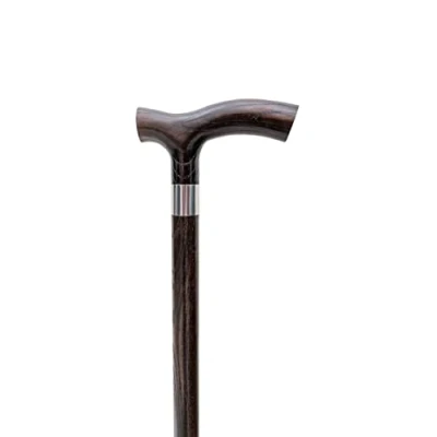 Immagine di Dr. Watson bastone da passeggio in legno fatto a mano, classico con manico Fritz (Wenge)