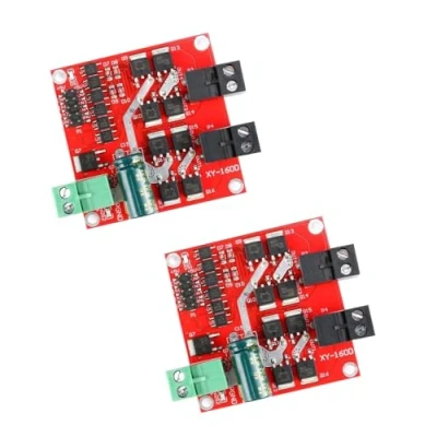 Immagine di 2 moduli XY 160D 7A 160W Dual Circuit DC Motore Drive Modulle Forward Reverse PWM Speed Regulation