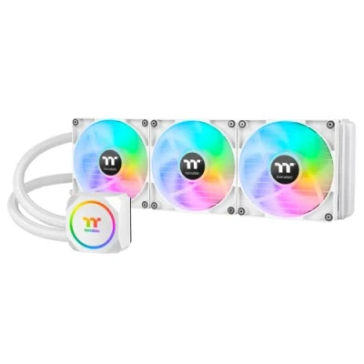 Immagine di Thermaltake TH420 ARGB SyncCPU AIO LiquidCooler Snow Raffreddamento ad acqua per PC