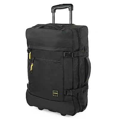 Immagine di JASLEN Valigia Bagaglio a Mano 55x40x20 Semirigido. Trolley Mano. Valigie Piccolo da Viaggio. Materiale Polyester Resistente e Super Leggero, Nero
