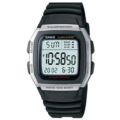 Immagine di Casio Orologio Digitale Quarzo Uomo con Cinturino in Plastica W 96H 1AVES